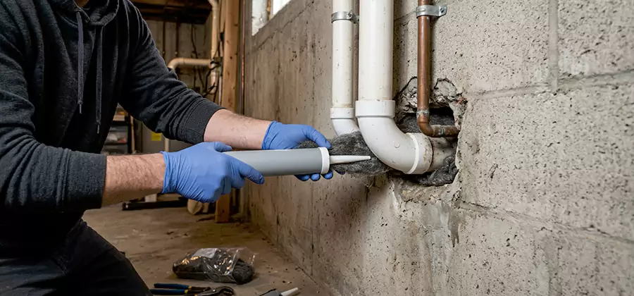 Mouse Proofing Pipes in Reston