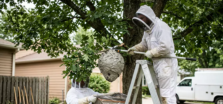 Wasp Nest in Tree Removal Reston